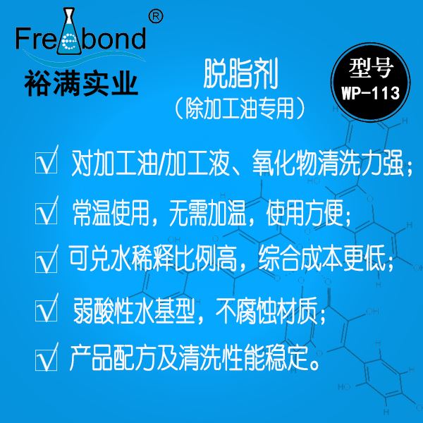 水基酸性常溫脫脂劑WP-113
